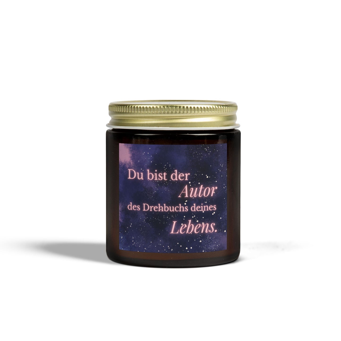 Kerze- Du bist der Autor deines Lebens