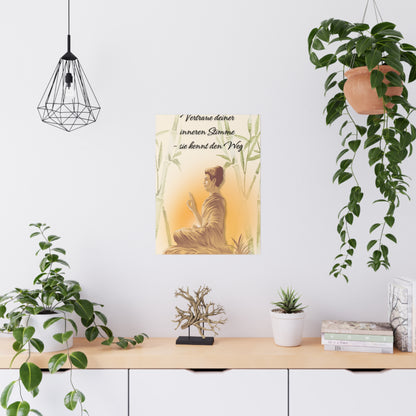 Poster – Vertraue deiner inneren Stimme