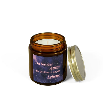 Kerze- Du bist der Autor deines Lebens