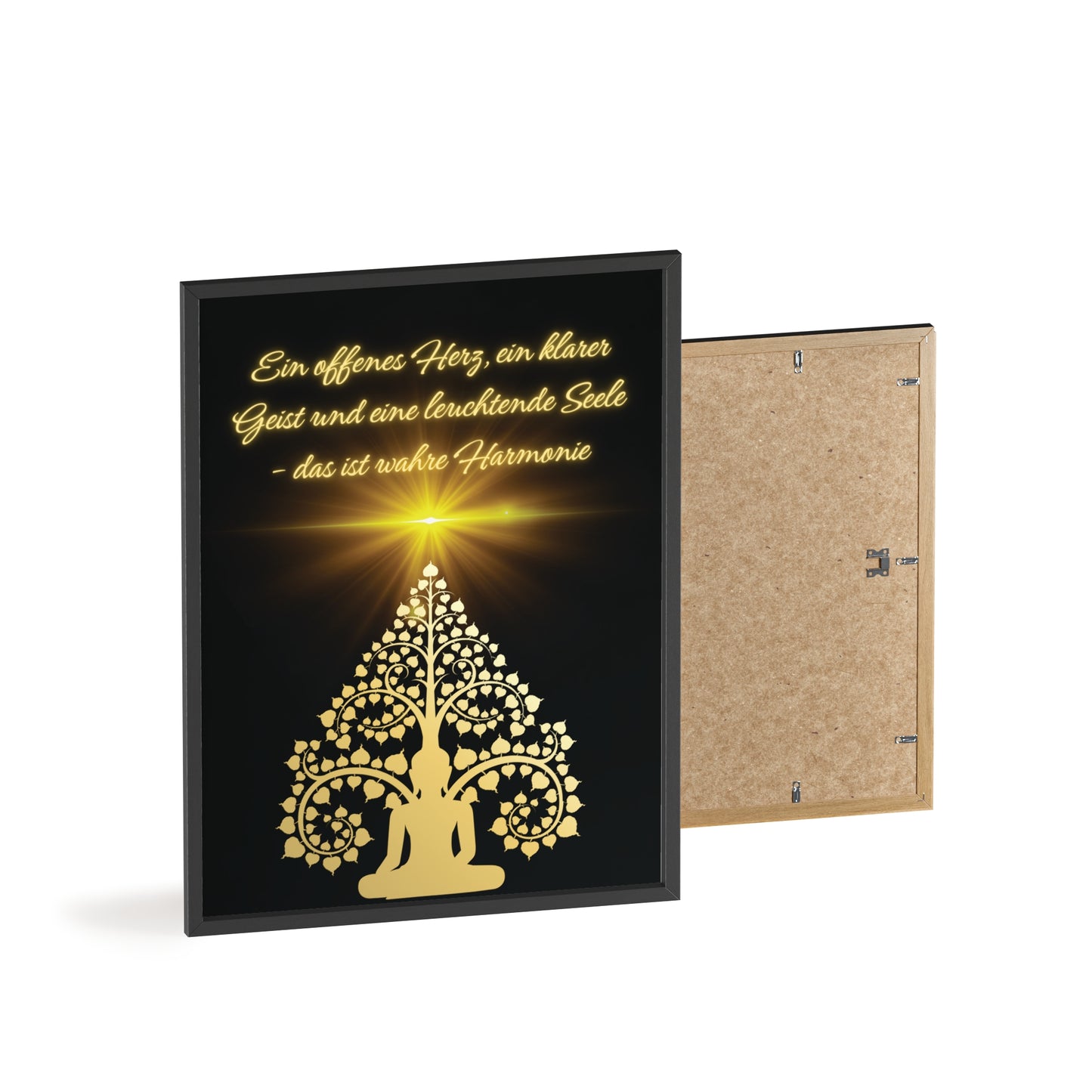 Spirituelles Poster- Harmonie für Körper, Geist und Seele - sunny.side-Productions