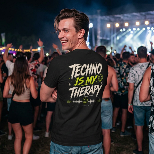 T-Shirt – Techno Is My Therapy