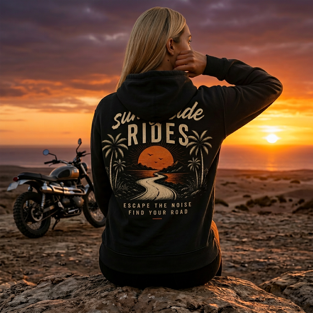 Hoodie – Escape The Noise. Find Your Road.