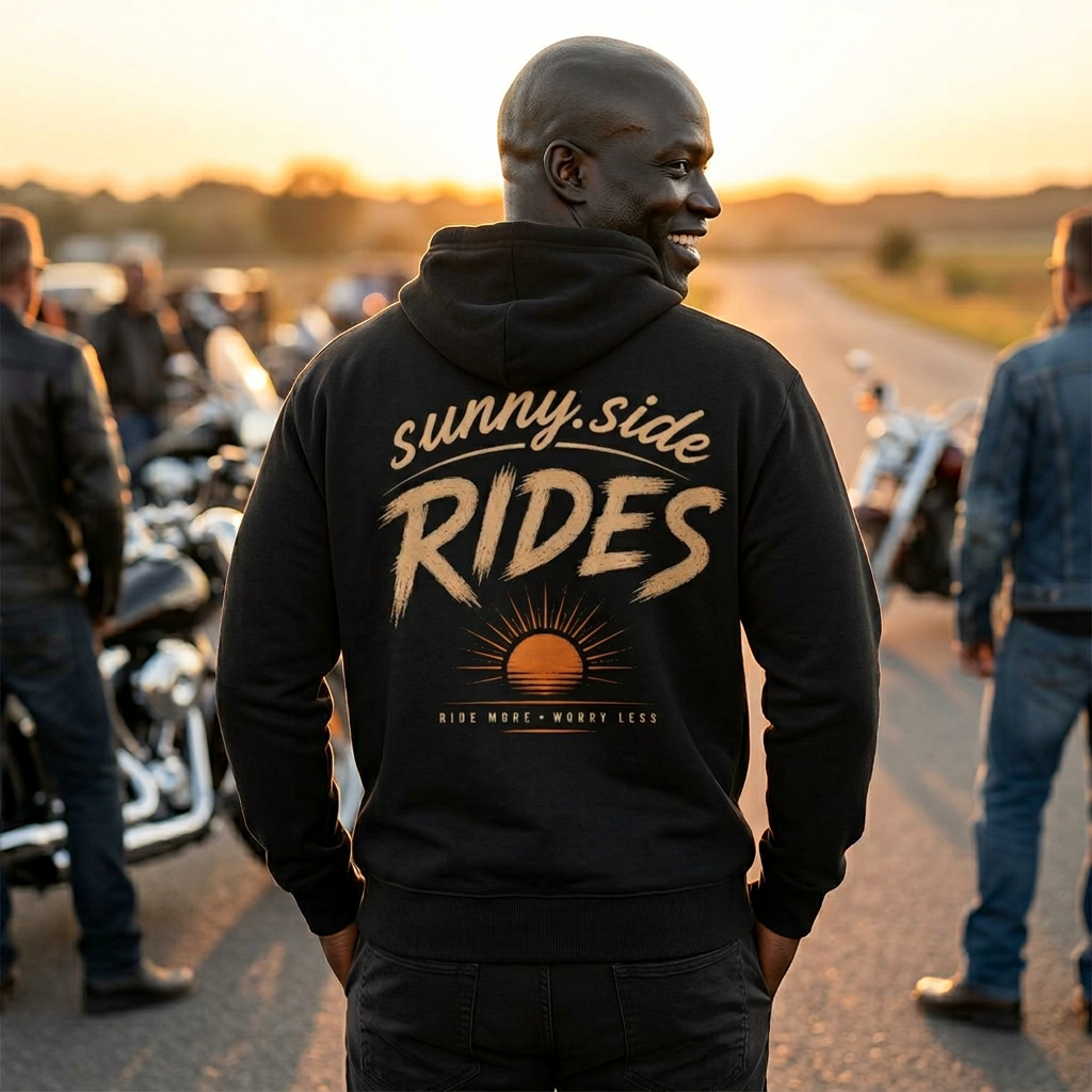 Hoodie – Ride More. Worry less
