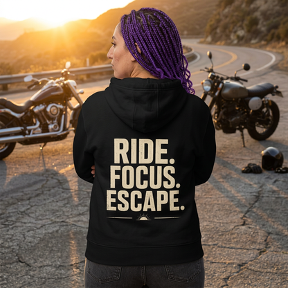Hoodie – Ride. Focus. Escape²
