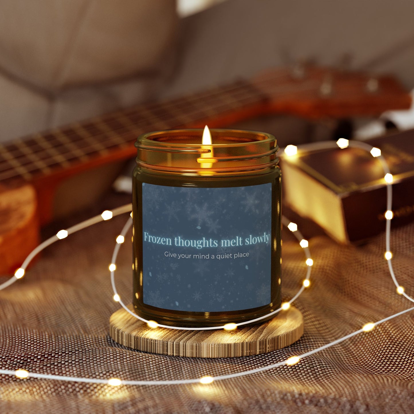 Winter Candle – Frozen thoughts melt slowly