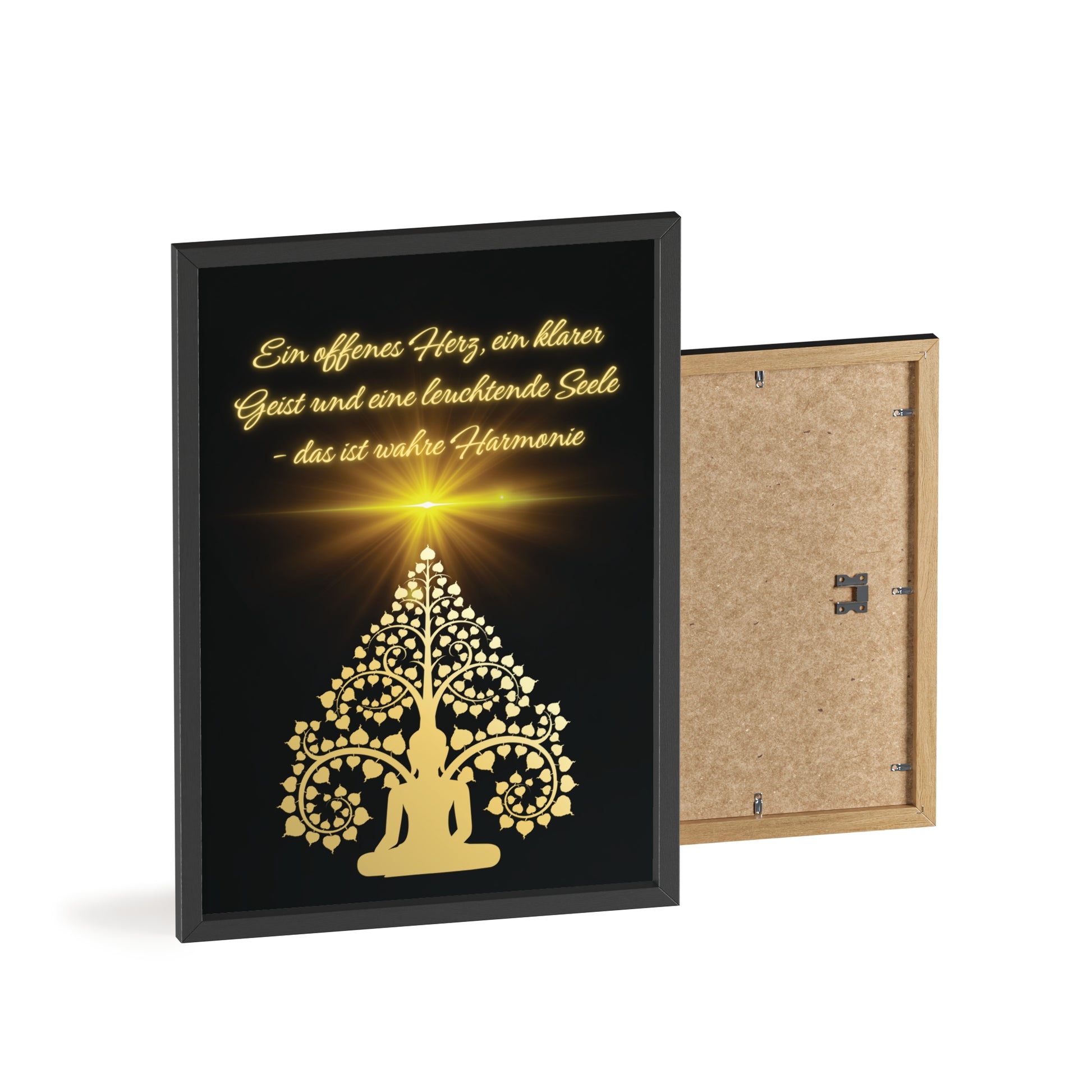 Spirituelles Poster- Harmonie für Körper, Geist und Seele - sunny.side-Productions