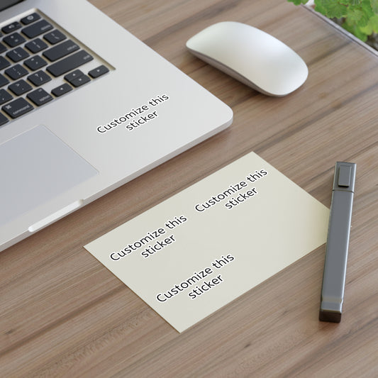 Customizable Sticker Sheets