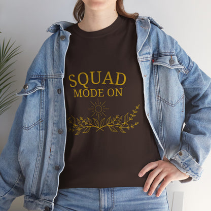 T-Shirt – Squad Mode On (Gold Edition)