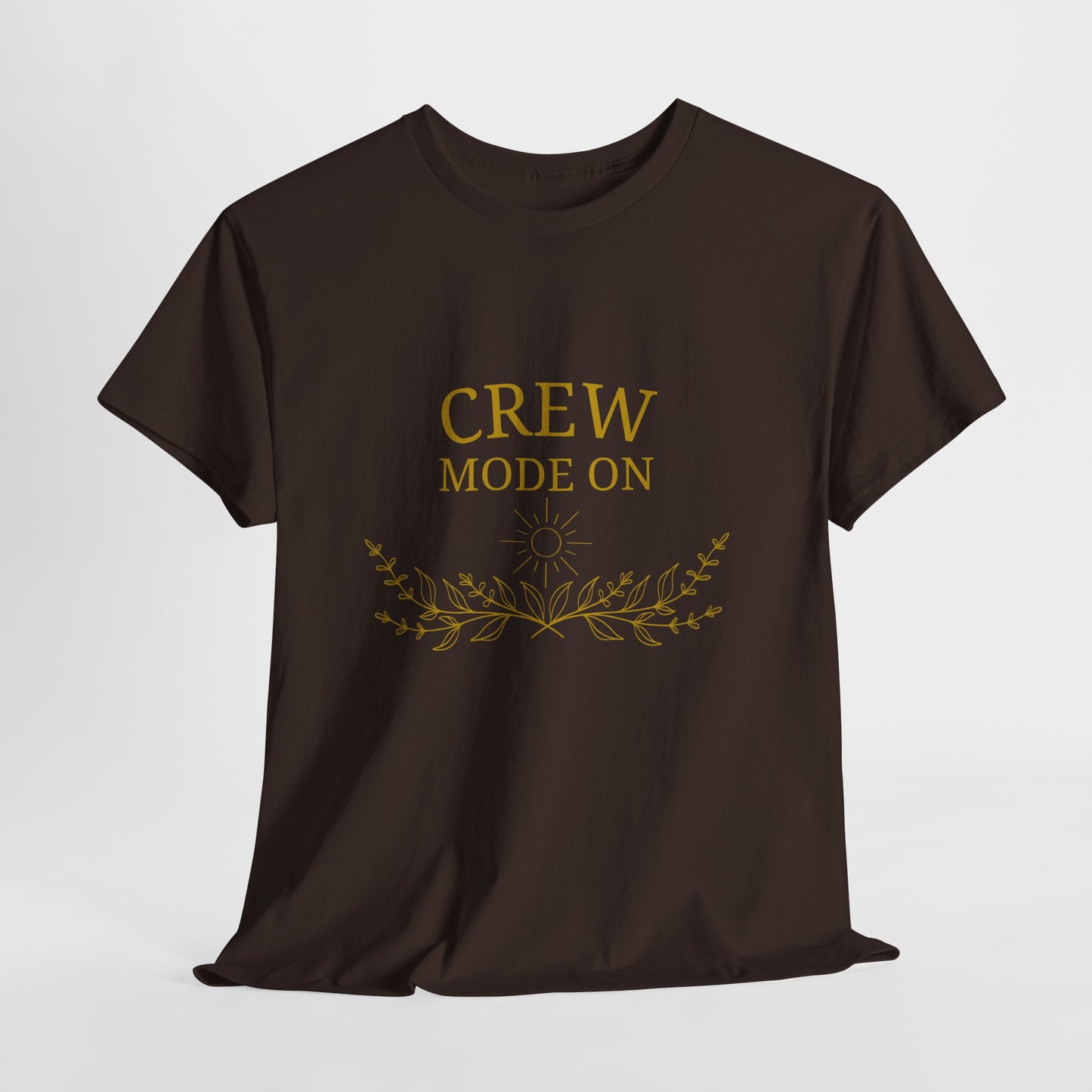 T-Shirt – Crew Mode On (Gold edition)