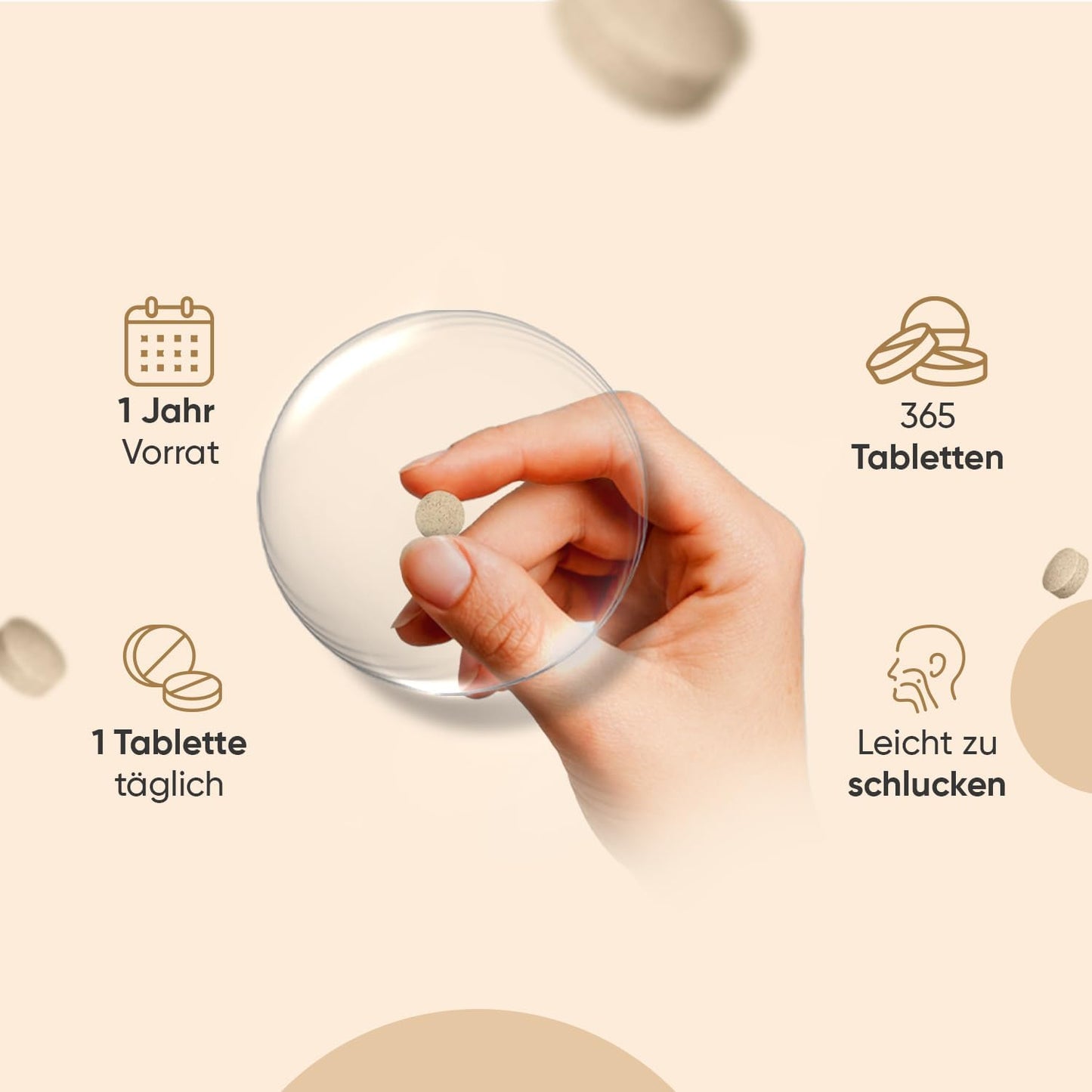 Löwenmähne Pilz 365 Tabletten - 2000mg je Tablette - Lions Mane Mushroom (Hericium Erinaceus) - 25:1 Extrakt mit Schwarzer Pfeffer 30mg - 1 Jahr Vorrat - WeightWorld