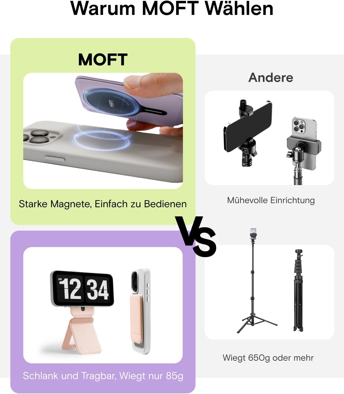 Magnetischer Handy-Ständer - sunny.side-Productions