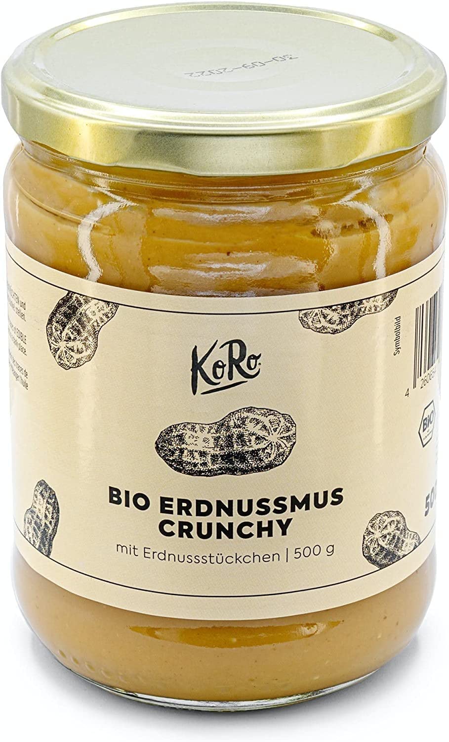 KoRo - Bio Crunchy Erdnussmus - 500 g