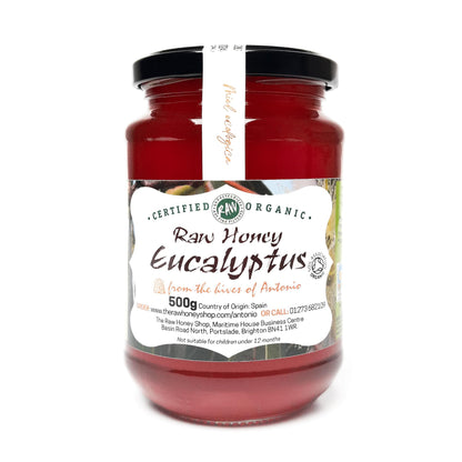 Antonio's Raw Certified Organic Wild Lavender Honey |Pure Wilderness Honey |Unpasteurised |Single Origin |The Raw Honey Shop |(1kg)