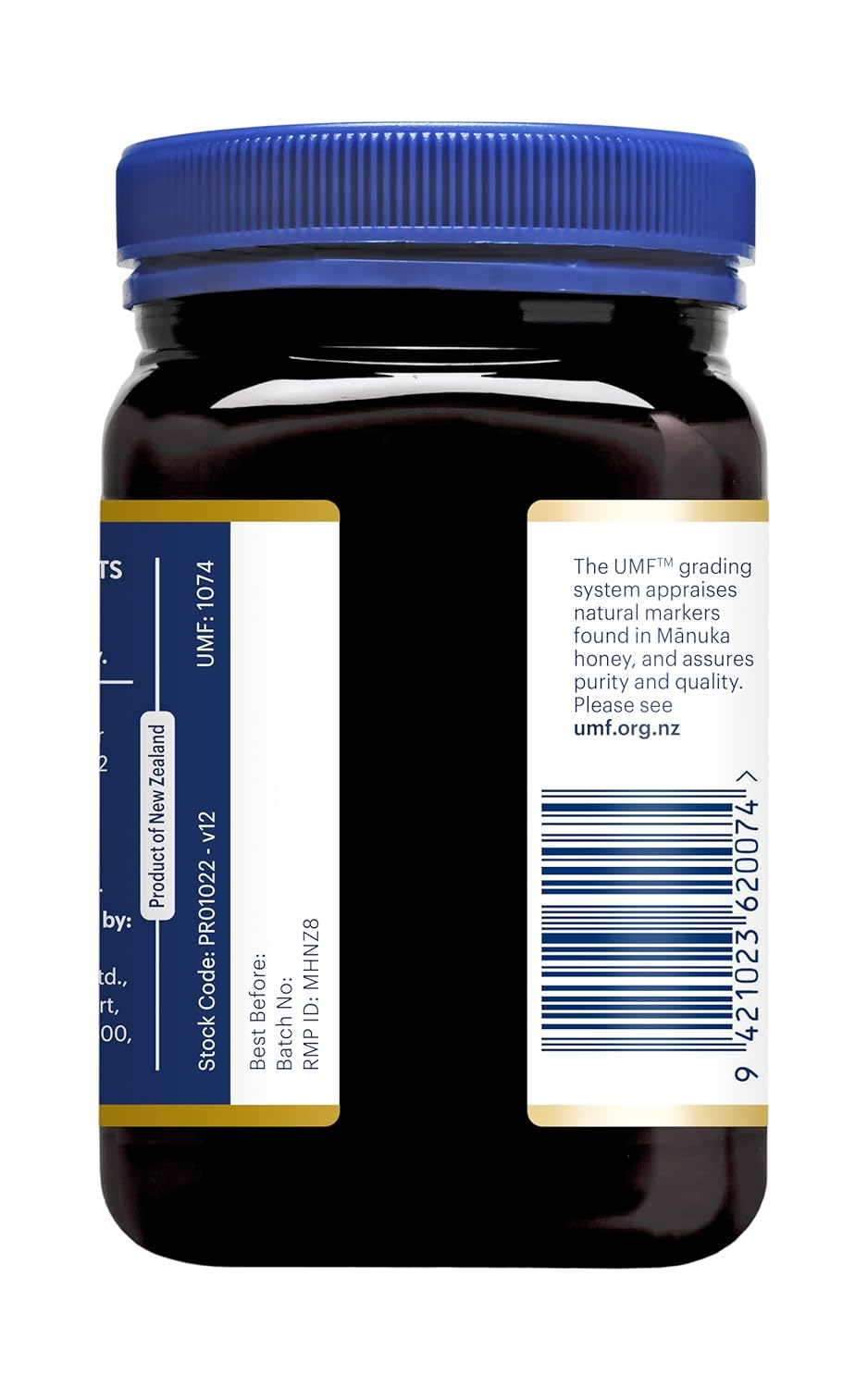 Manuka Health - Manuka Honig MGO 400+ 500g, hergestellt und abgefüllt in Neuseeland mit zertifiziertem Methylglyoxal Gehalt, natürlicher Manuka Honig von der Manukapflanze, 100% Manuka, vegetarisch