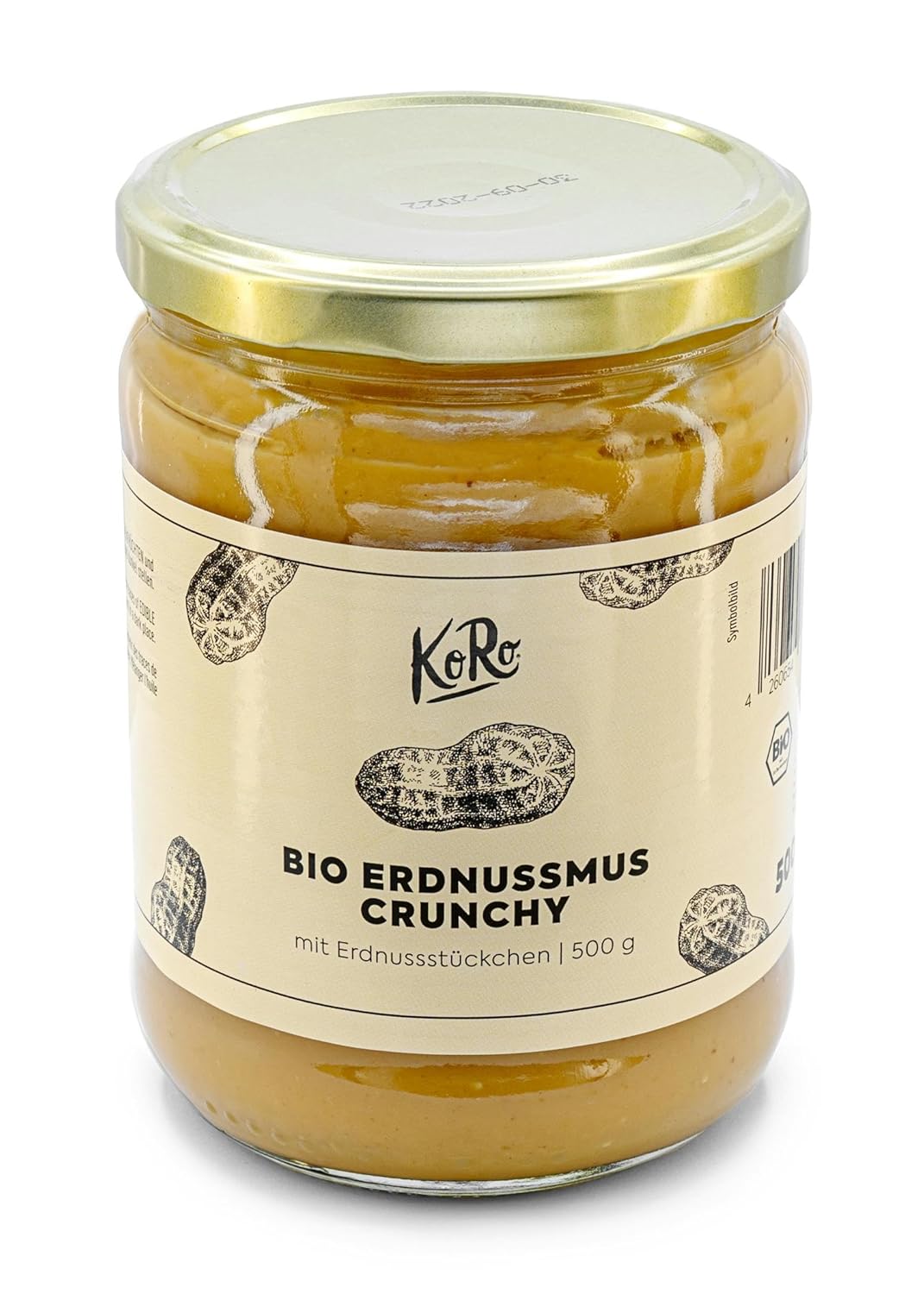KoRo - Bio Crunchy Erdnussmus - 500 g