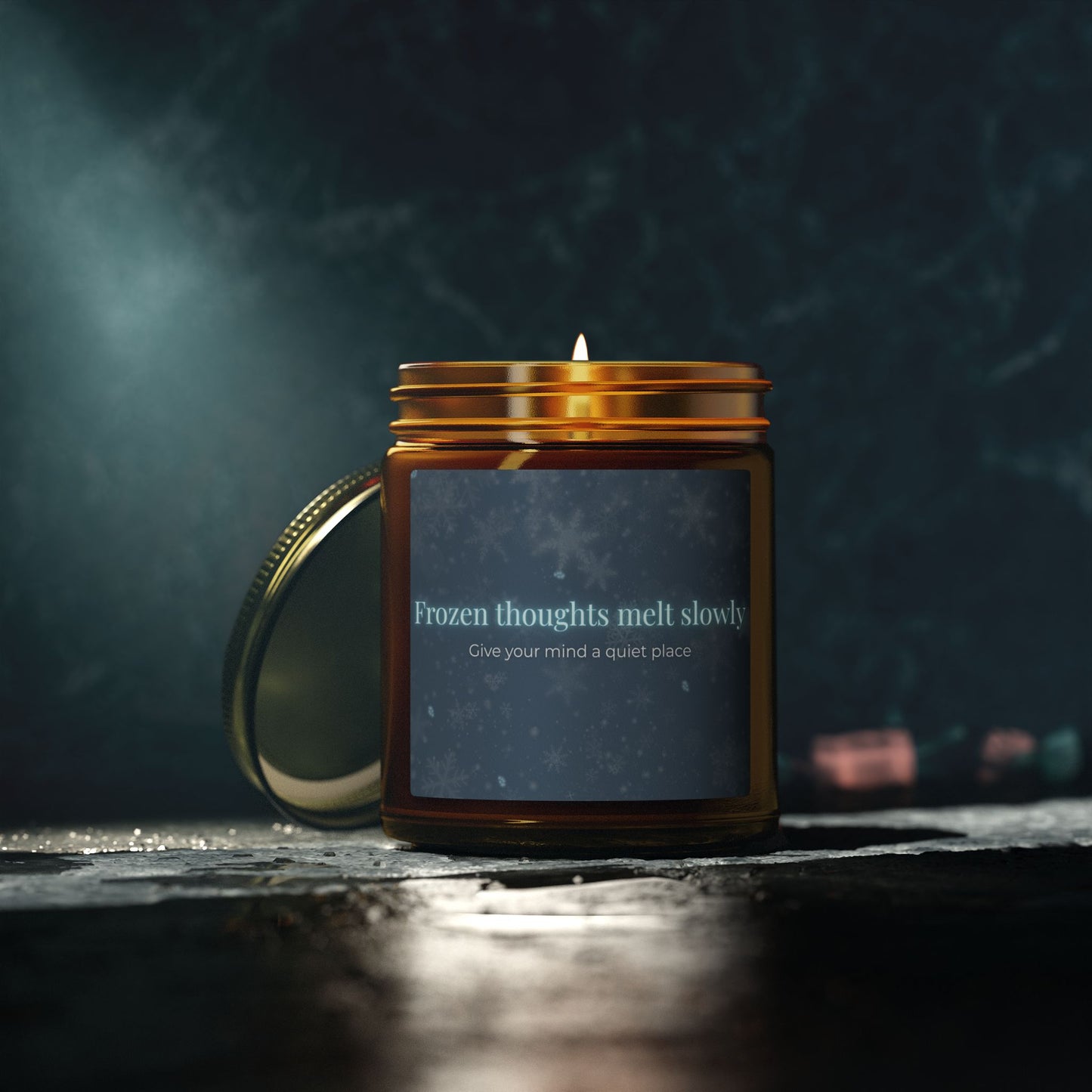 Winter Candle – Frozen thoughts melt slowly