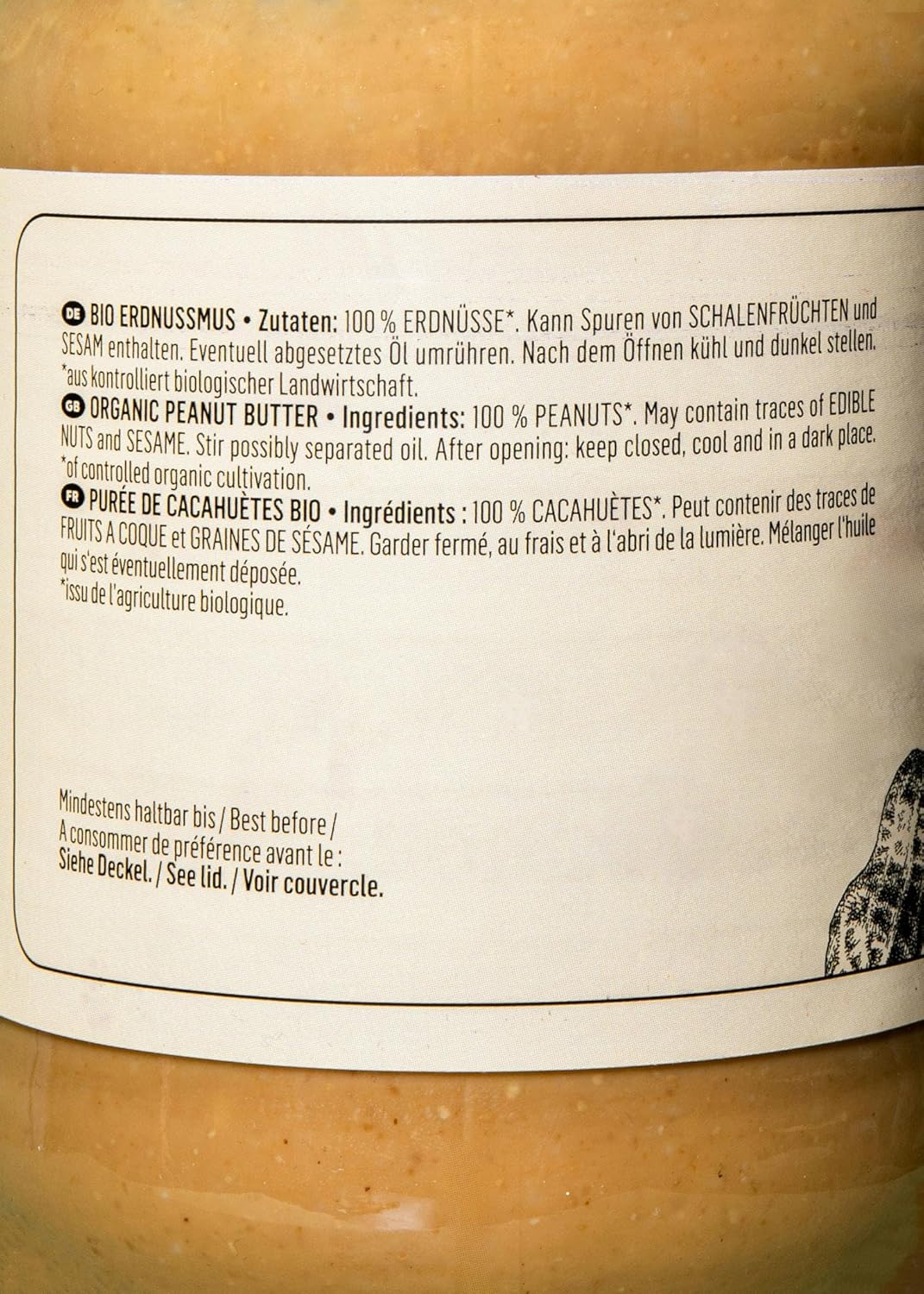 KoRo - Bio Crunchy Erdnussmus - 500 g