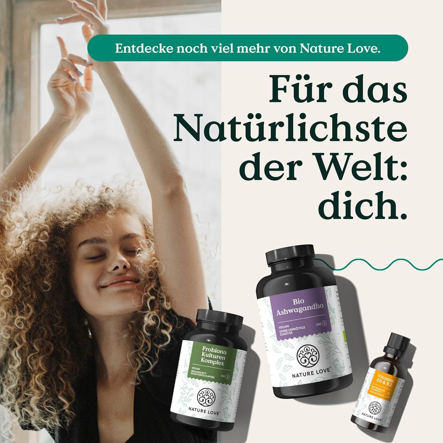 Nature Love Premium Omega 3 NEU - 120 Kapseln - 1000mg Fischöl pro Kapsel mit 80% Omega 3 Anteil (EPA & DHA) - Hochdosiert und hoch bioverfübar durch Triglycerid-Form - aus nachhaltigem Fischfang