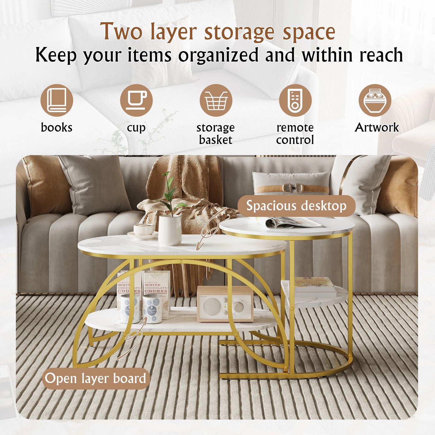 Couchtisch-Set – modern, ruhig & durchdacht