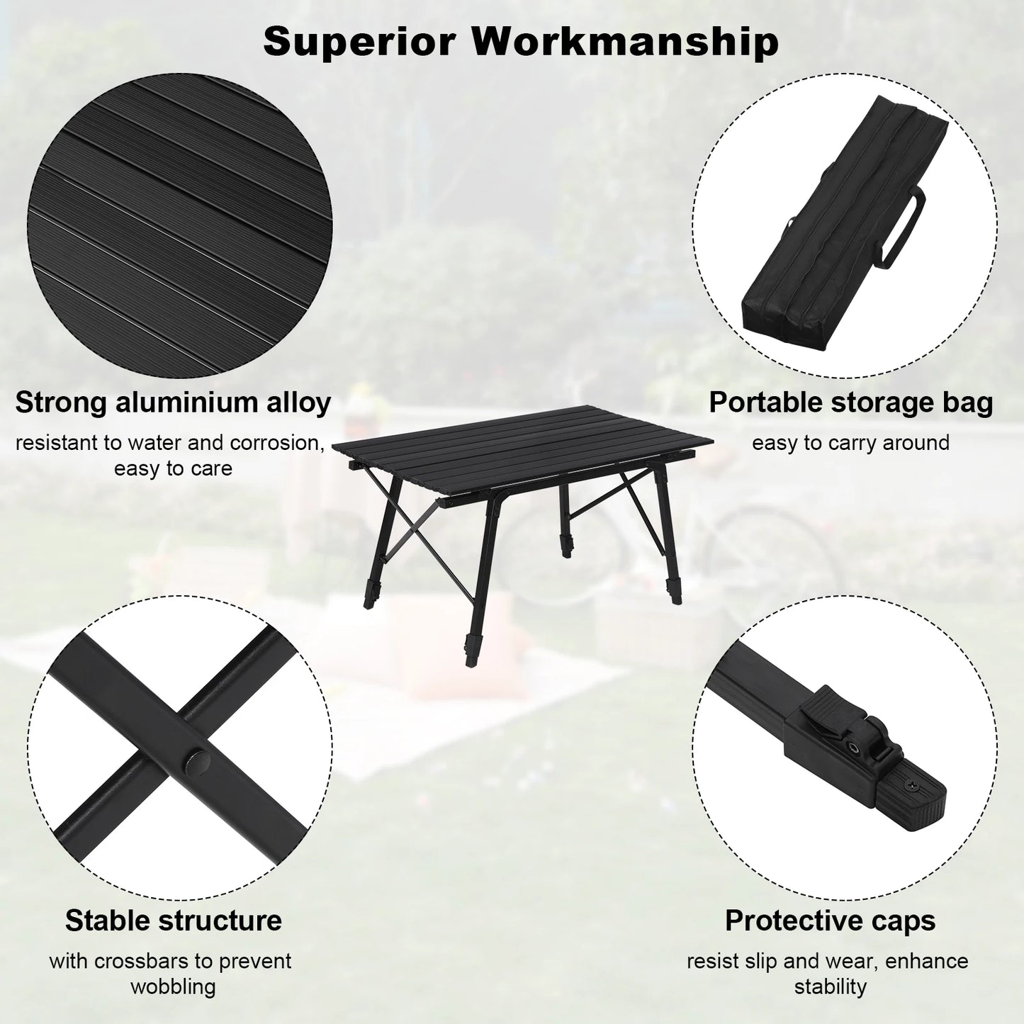 Klappbarer Campingtisch – Dein stabiler Begleiter