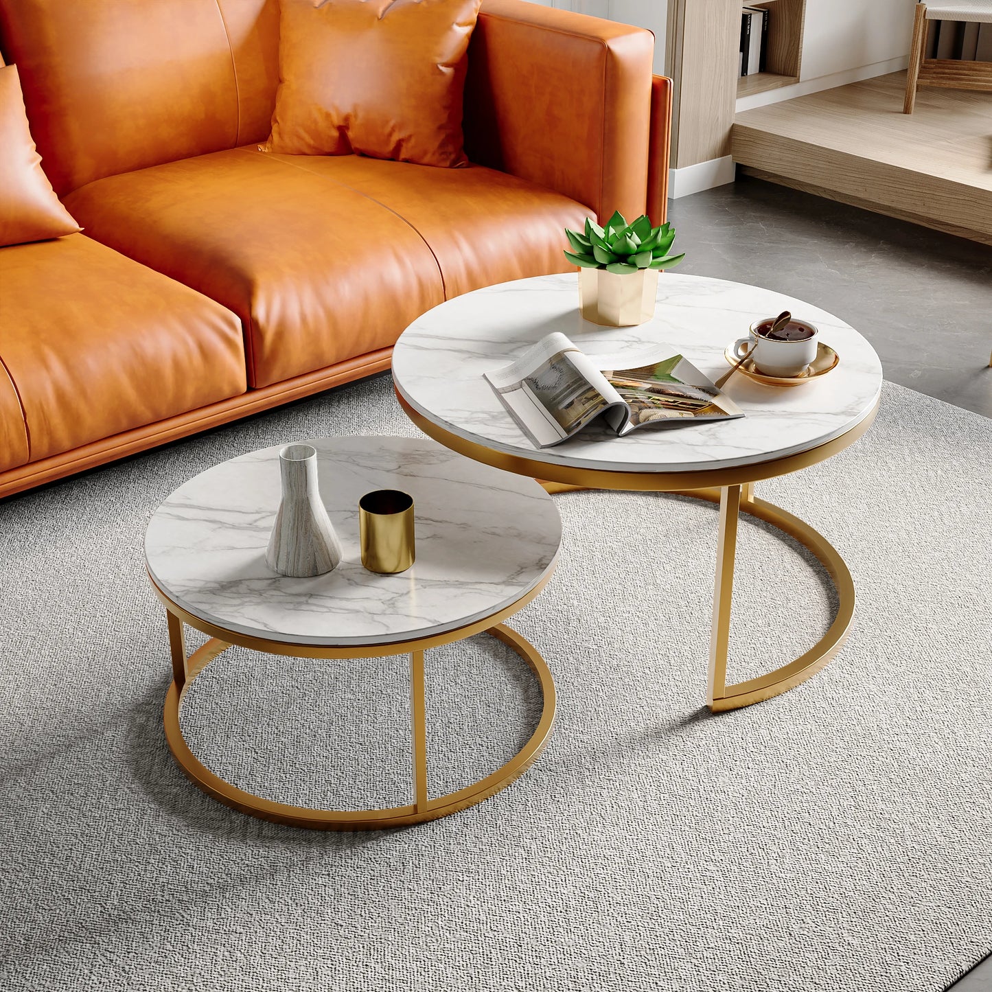 Design-Couchtisch-Set – Zeitlose Eleganz