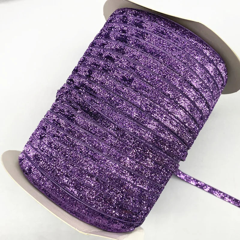 Glitter Samtband – Funkelnde Eleganz