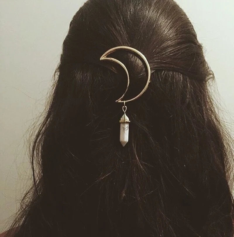 Magischer Haarschmuck- Halbmond - sunny.side-Productions