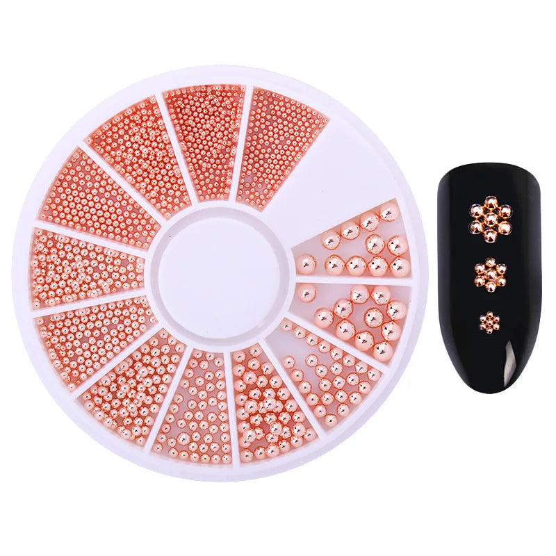 Nail Rhinestone Box – Bunte Kristalle