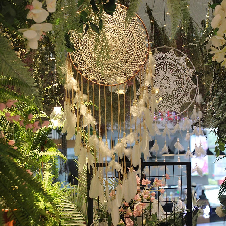 Boho Traumfänger – sanftes Lichtspiel