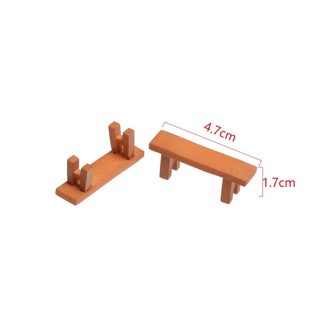 Miniatur Garten-Set – Brücken & Landschaftszubehör