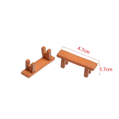 Miniatur Garten-Set – Brücken & Landschaftszubehör