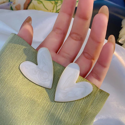 Zarte Eleganz- Herz-Ohrringe - sunny.side-Productions