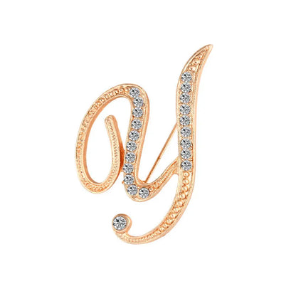 Strass Brosche– Glänzendes Accessoire