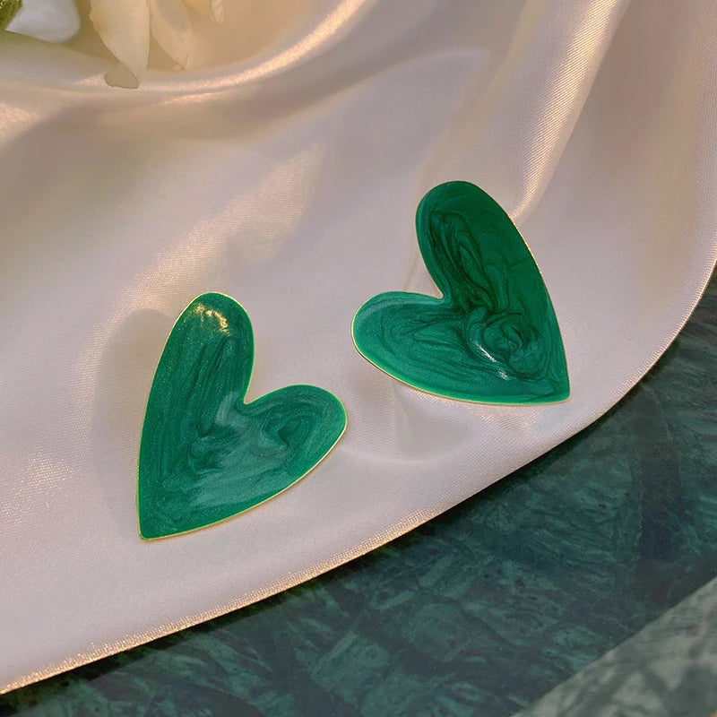 Zarte Eleganz- Herz-Ohrringe - sunny.side-Productions