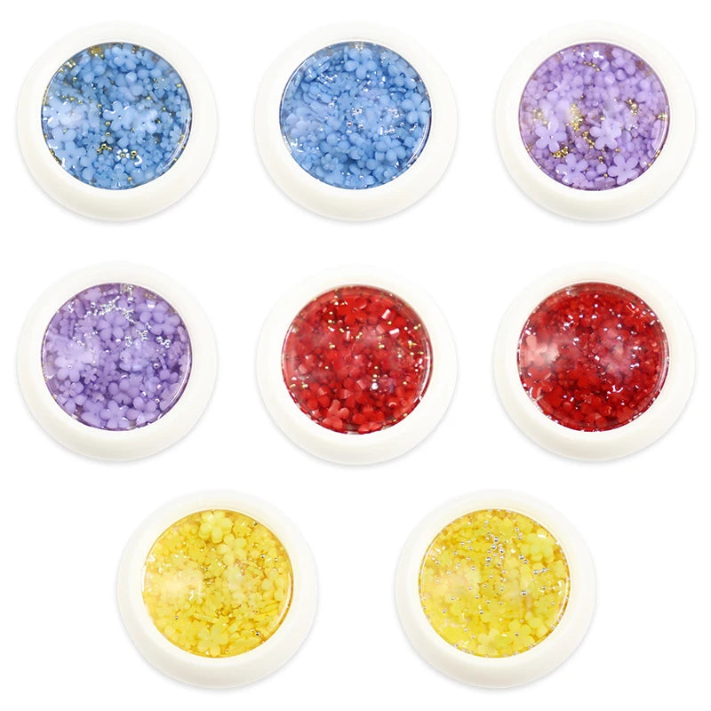 Acryl-Blumen Nail Art