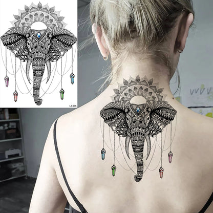 Festival-Tattoo Mandala – Temporärer Körperschmuck