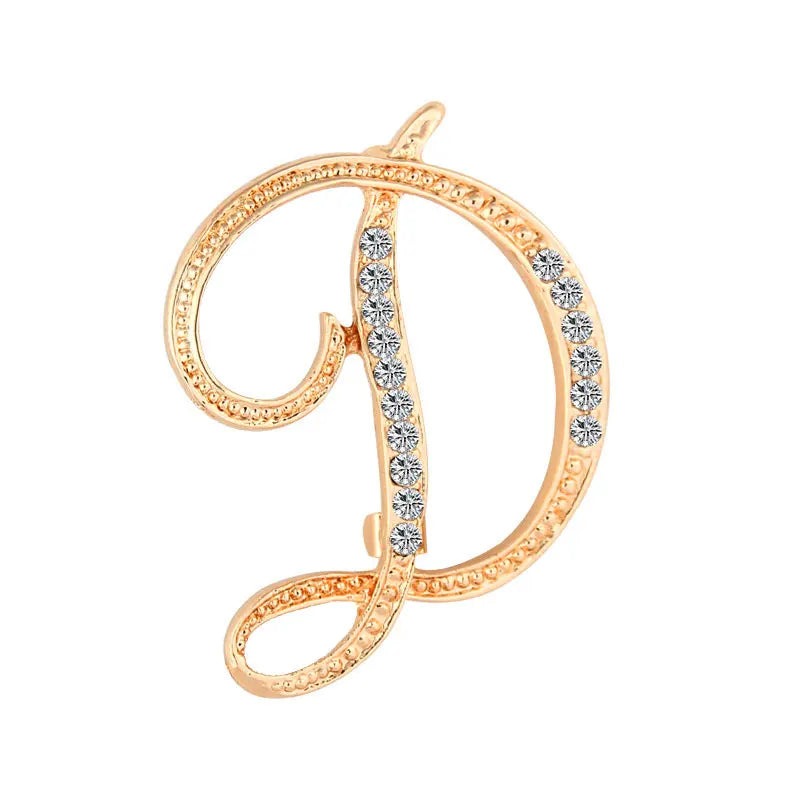 Strass Brosche– Glänzendes Accessoire