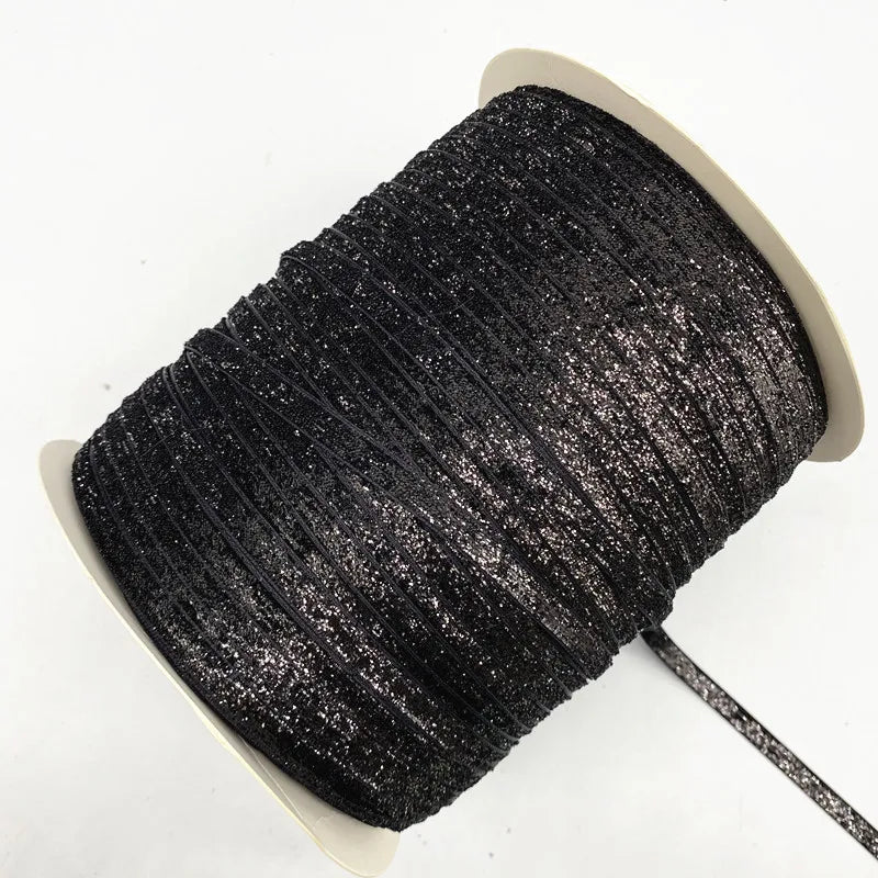 Glitter Samtband – Funkelnde Eleganz
