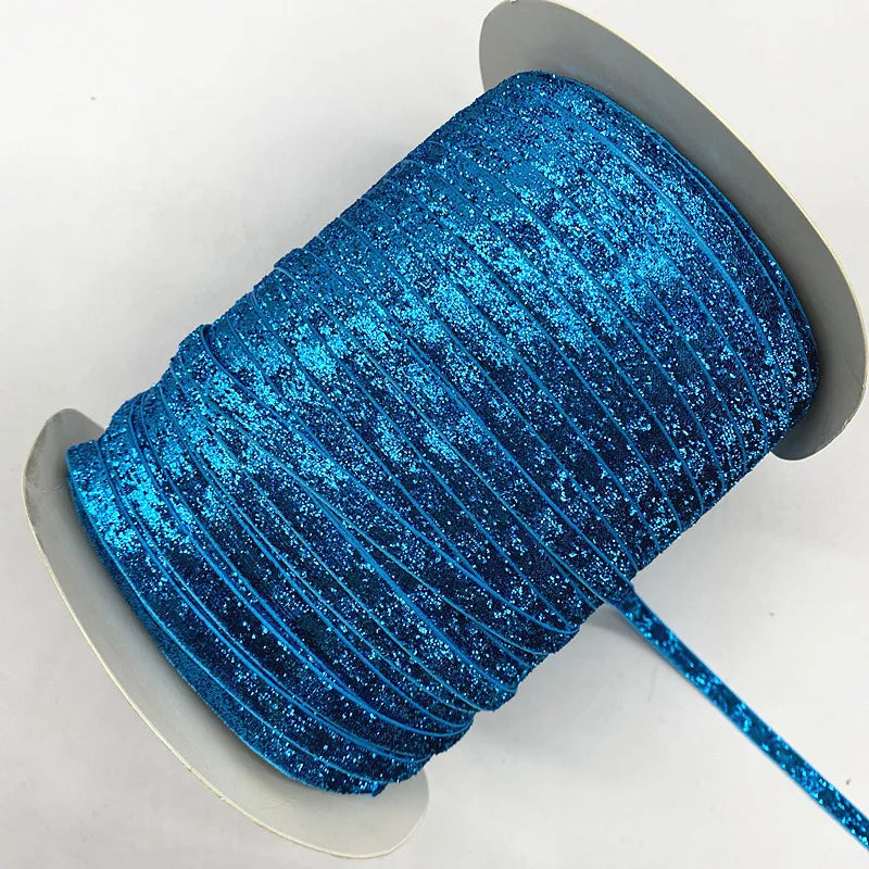 Glitter Samtband – Funkelnde Eleganz