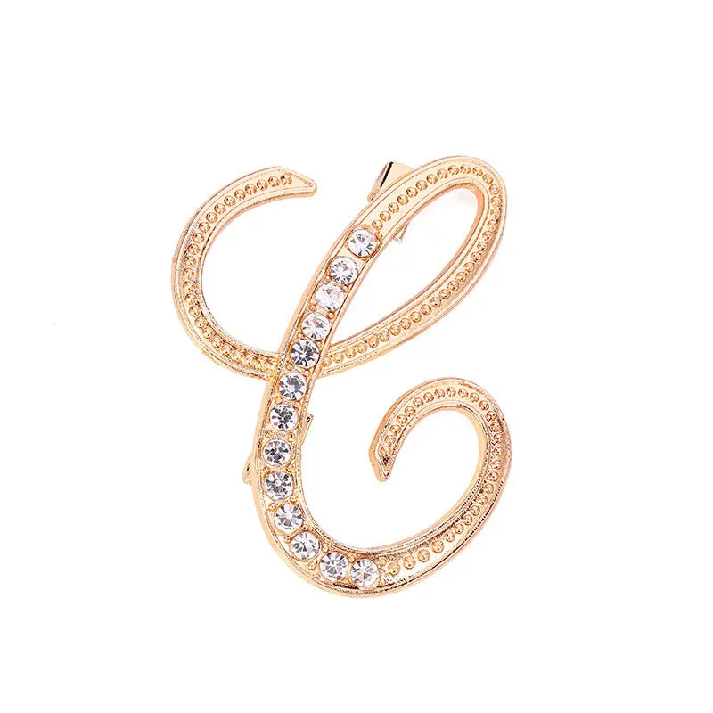 Strass Brosche– Glänzendes Accessoire