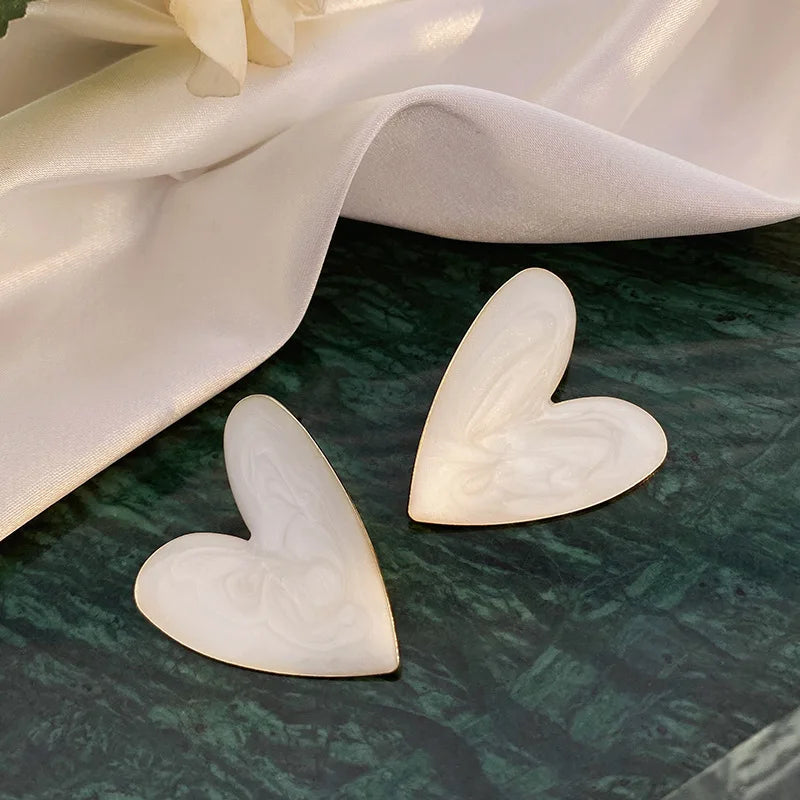 Zarte Eleganz- Herz-Ohrringe - sunny.side-Productions