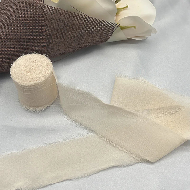 Chiffonband – Elegante Weihnachtsdeko