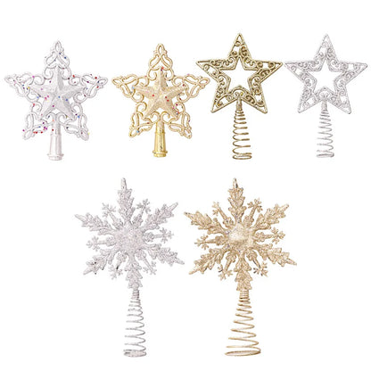 Weihnachtsbaum Spitze – Glitter Sterne