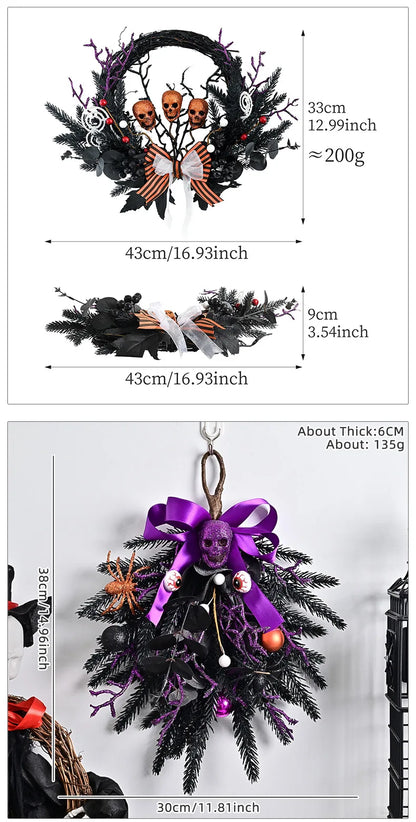 Kranz – Schaurige Türdeko