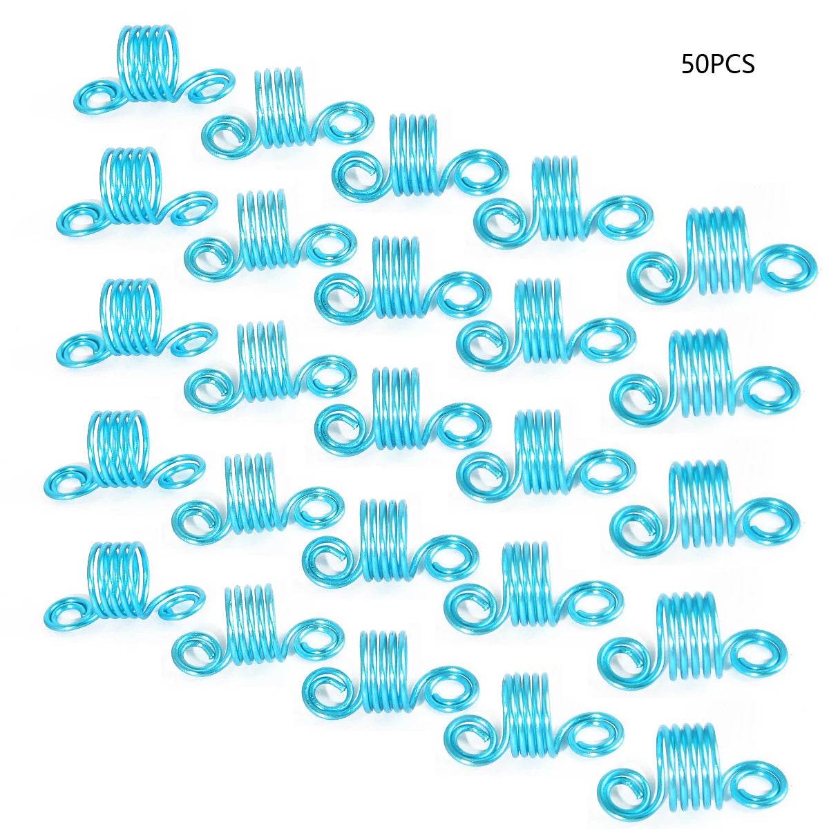 Festival-Haarschmuck – Dread-Perlen & Spiralen