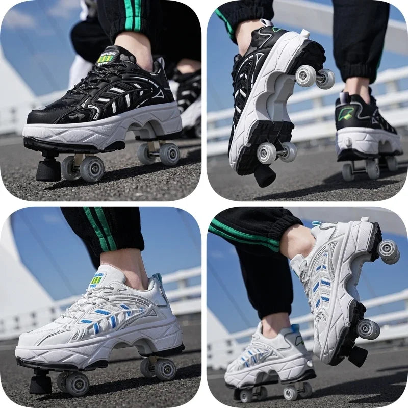 2-in-1 Rollschuhe
