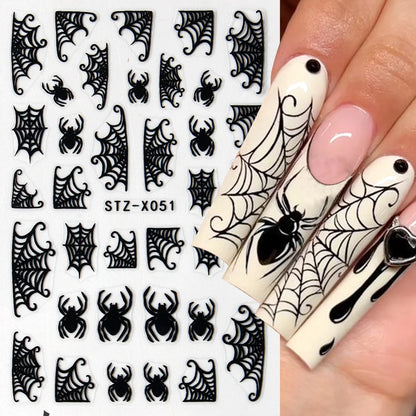 Halloween Nail Sticker – Spooky Designs
