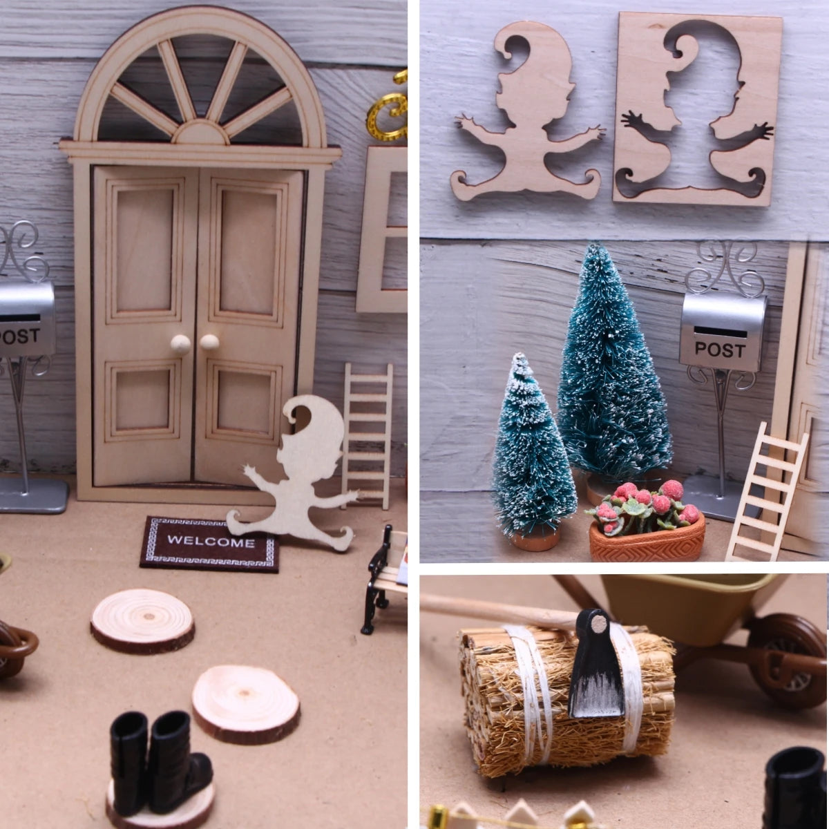 Miniatur Weihnachts-Set – Wichtelhaus Zubehör