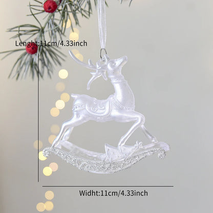 Weihnachtsanhänger – Kristallklare Motive