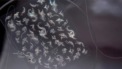 Magische Flügel – 5D Nail Sticker